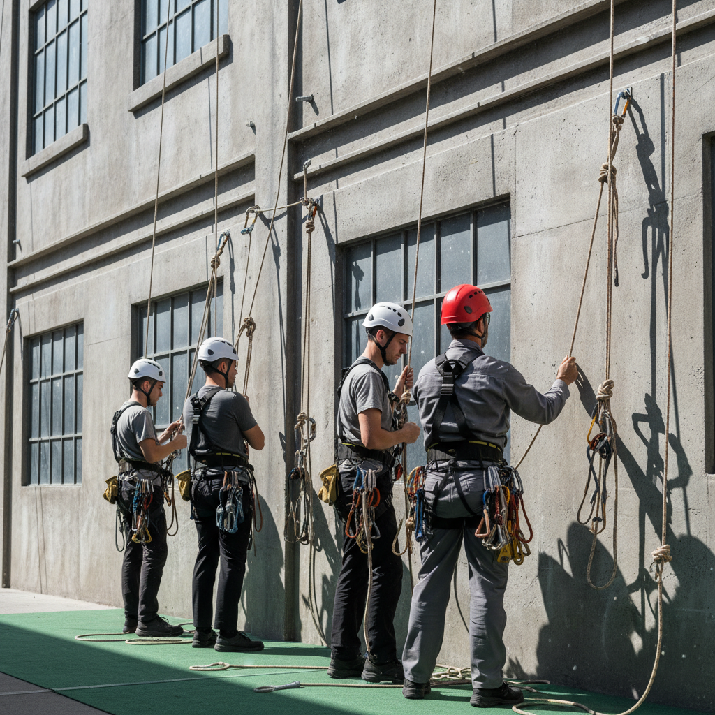 Обучение высотников