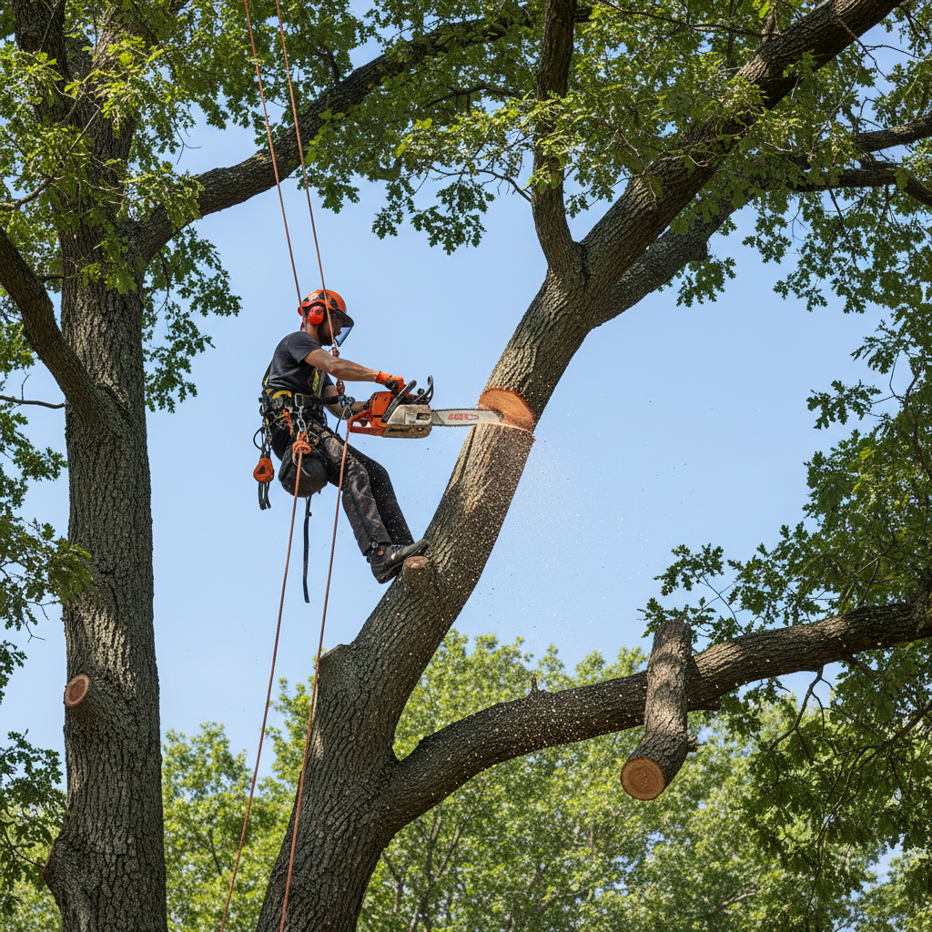 Спил и кронирование
